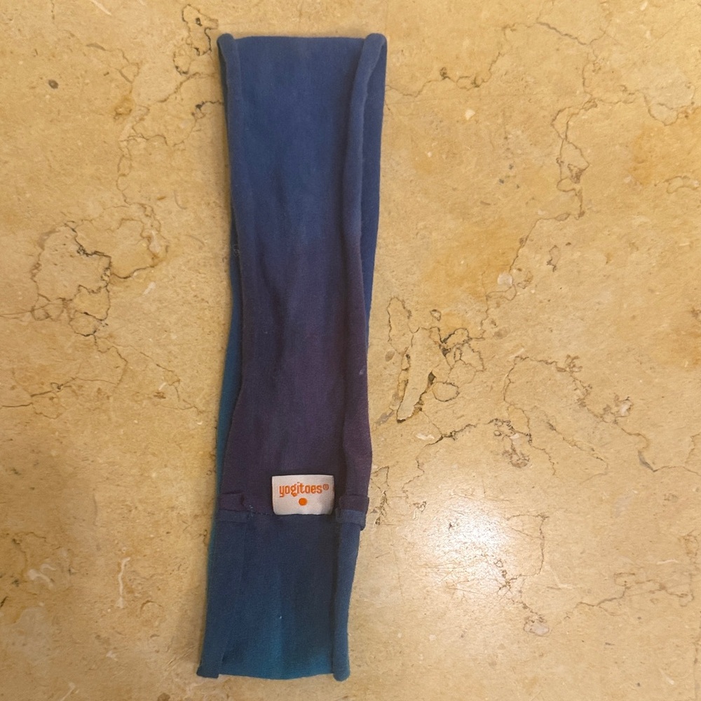 Yogitoes headband Blue and purple tie dye